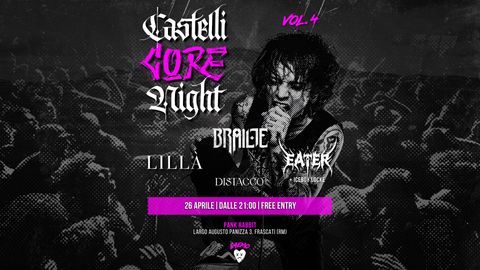 Evento Castelli Core Night Vol.4 al Pank Rabbit Frascati - Musica dal vivo, Live, Concerti, DJ Set, Karaoke, Jam Session, Cocktail, Drink, Cibo e Eventi