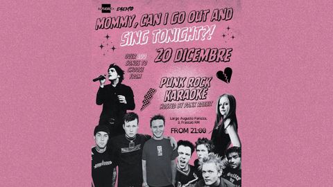 Evento Punk Rock Karaoke al Pank Rabbit Frascati - Musica dal vivo, Live, Concerti, DJ Set, Karaoke, Jam Session, Cocktail, Drink, Cibo e Eventi